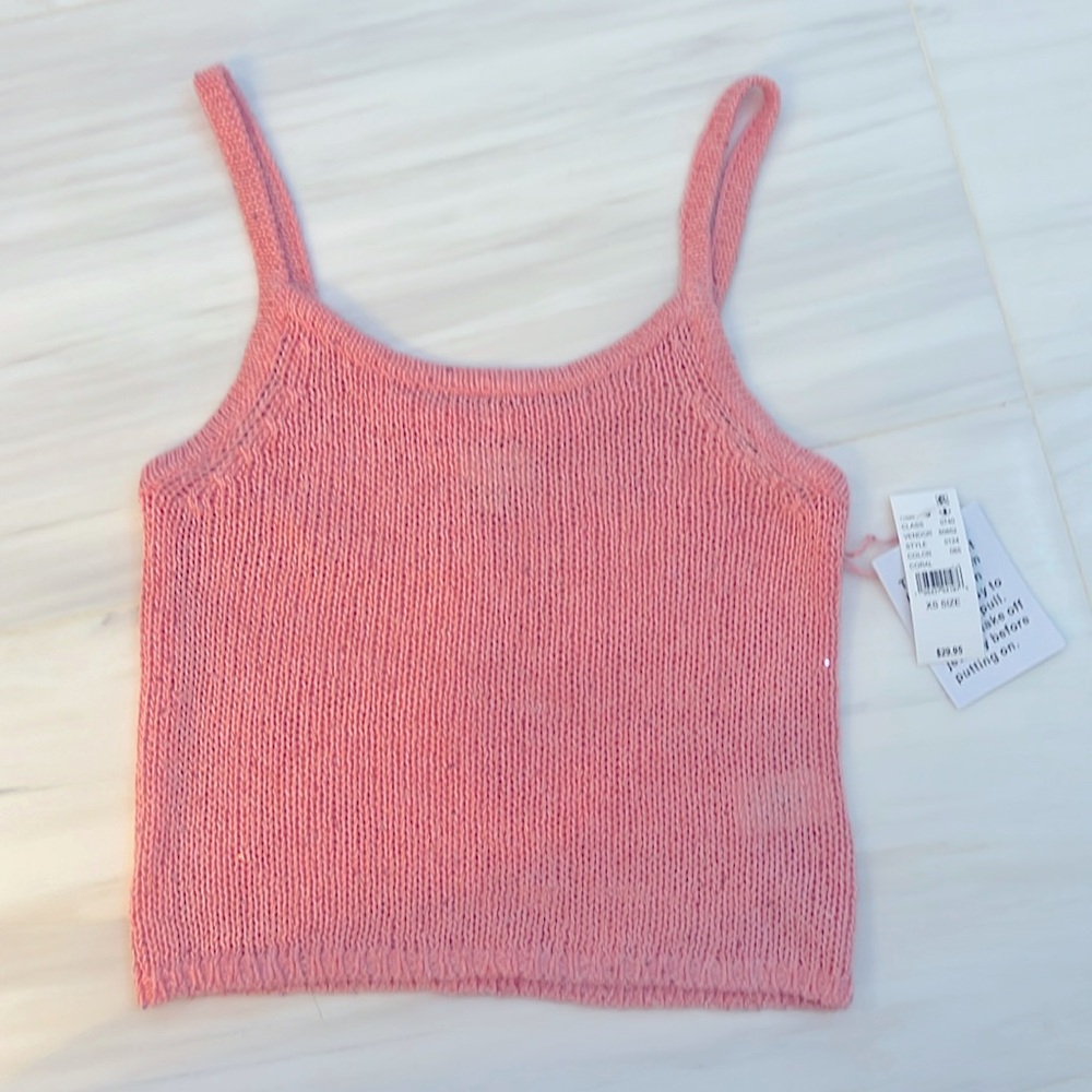 LA Hearts by PacSun Sequin Knit Sweater Cami Tank